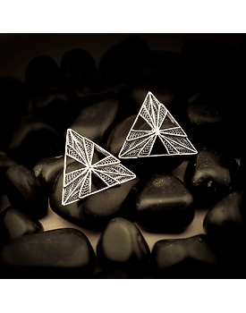 Mandisa Silver Earrings Studs
