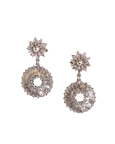 Zahra Silver Earrings-1