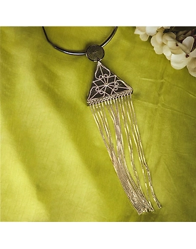 Cleopatra 925 Sterling Silver Necklace