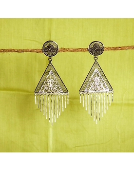 Cleopatra Sterling Silver Earrings