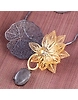 Fleur-de-Lotus-Ren Handcrafted Silver Necklace