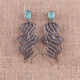Gonasika Moana Silver Earrings