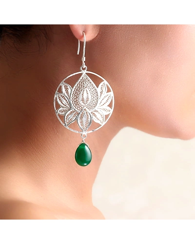 Mrunali Silver Earrings-12668109