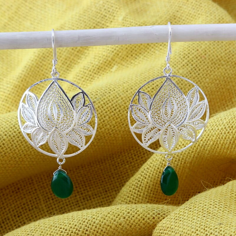Mrunali Silver Earrings image 2