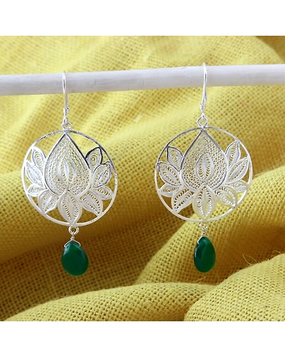 Mrunali Silver Earrings-2