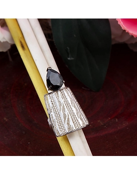 Elizabeth Silver Stone Ring