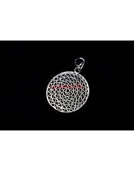 Small Round Zanjeera Pendant