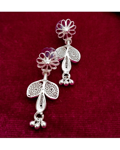 MERMAID TALEDAINTY FILIGREE EARDROPS-2