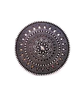 Oxidised Silver Boho Fashion Flower Ring for Everyday Glamour