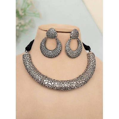 Gonasika Dhansha Oxidised Necklace set