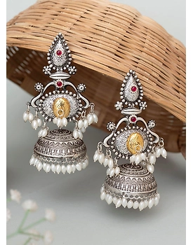 Aanshi Oxidised Jhumka