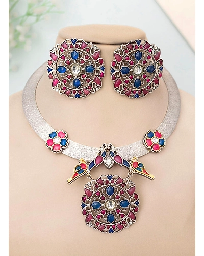 Druvika Oxidised Necklace set-2