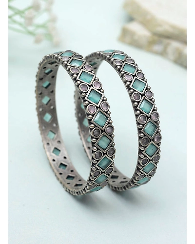 Nidhidra stone Bangles-12668993