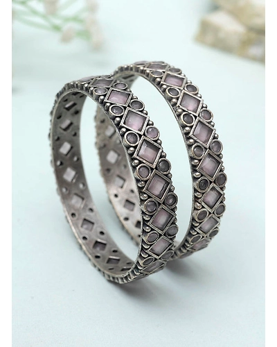 Nidhidra stone Bangles-2