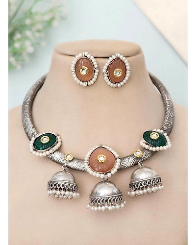 Chetna Oxidised HASLI set-1