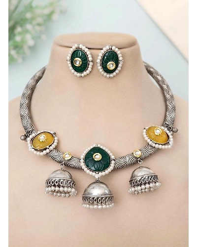 Chetna Oxidised HASLI set-2