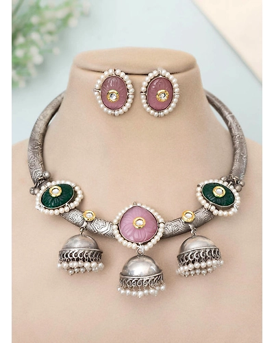 Chetna Oxidised HASLI set-3