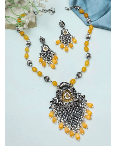 Haneesha Oxidised Necklace set-2