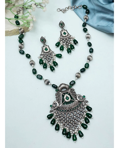 Haneesha Oxidised Necklace set-3