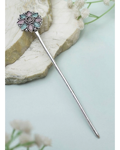 Aadhiya Oxidised Bun stick-12669129