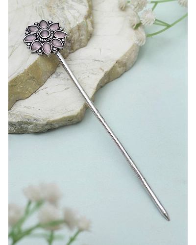 Aadhiya Oxidised Bun stick-2