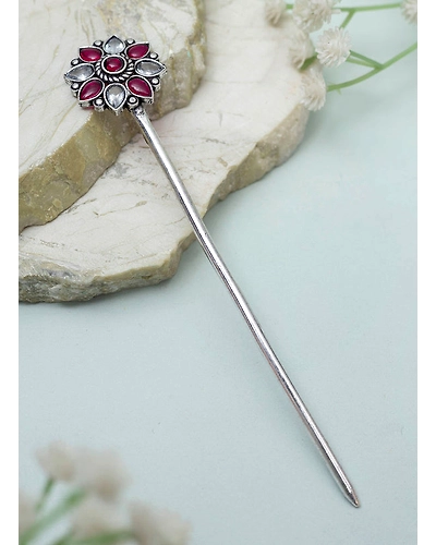 Aadhiya Oxidised Bun stick-3