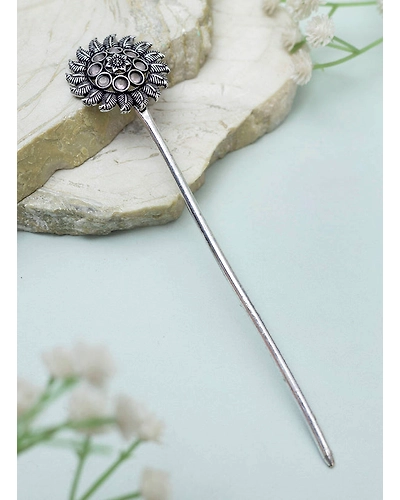 Mahita Oxidised Bun stick-1