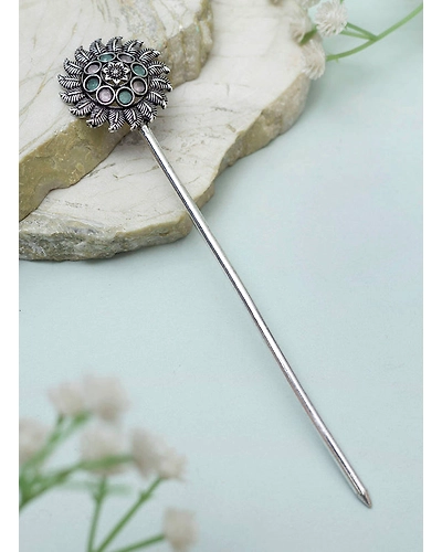 Mahita Oxidised Bun stick-3