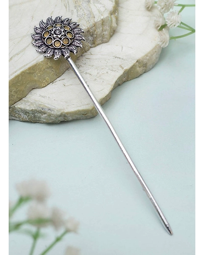 Mahita Oxidised Bun stick-4
