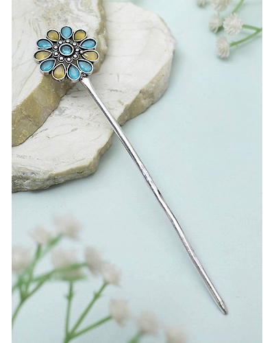 Jeevisha Oxidised Bun stick-1