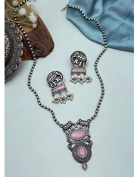 Aadrita Elephant Necklace set