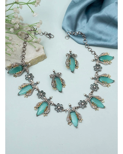 AHANYA Oxidised Necklace set-1