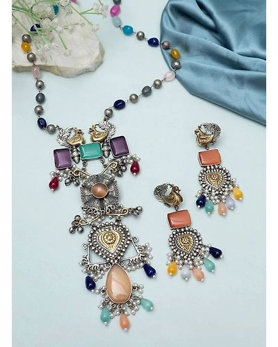 Dakshayni Oxidised Necklace set-1