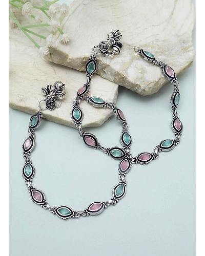 Aakhya stone Anklets-2