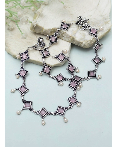 Dhanishta Stone Anklets-3