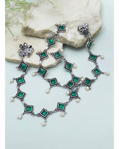 Dhanishta Stone Anklets-4