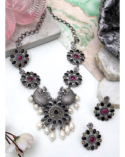 Manisha Oxidised Necklace set-2