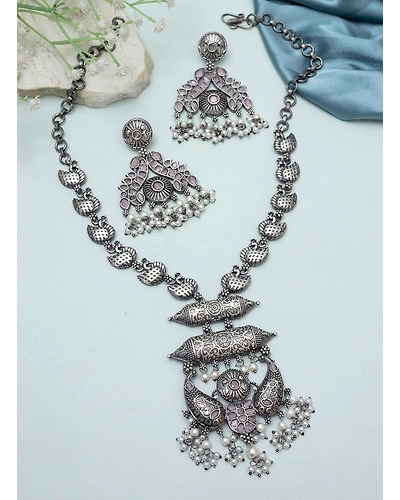 Vaitarni Oxidised Necklace set-2