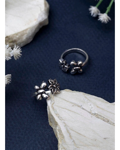 Channi oxidised Toe Ring-2