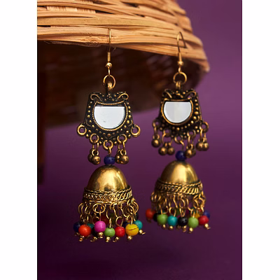 gonasika priyanshi mirror jhumka