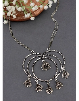 Elaiya oxidised necklace