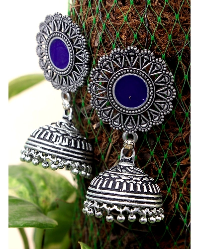 juhi oxidised earring-2