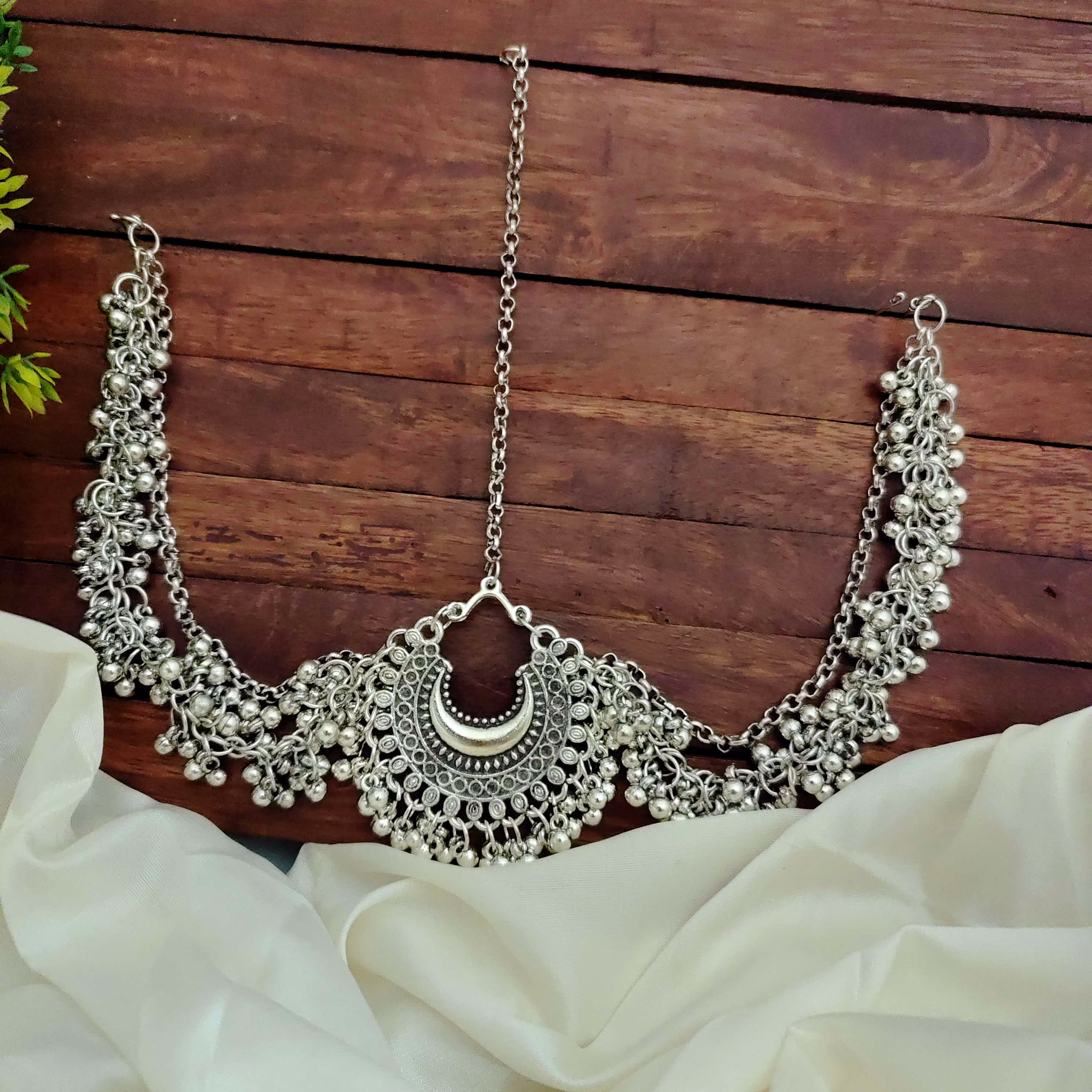 SAUMYA Oxidised Matha Patti image 1