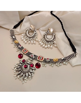 SAMIKSHA Fusion Necklace Earrings Set