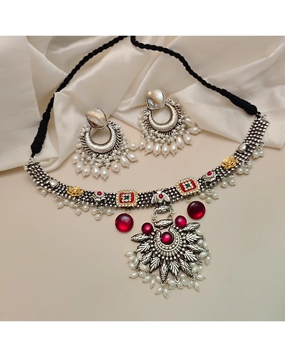 SAMIKSHA Fusion Necklace Earrings Set-2