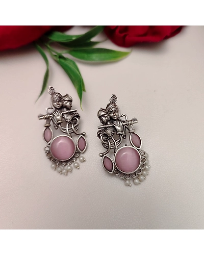 TRIPTI Radha Krishna Stud Earrings-2