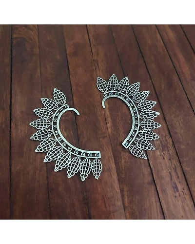 PRISHA Oxidised Earcuff Earclips-12669769