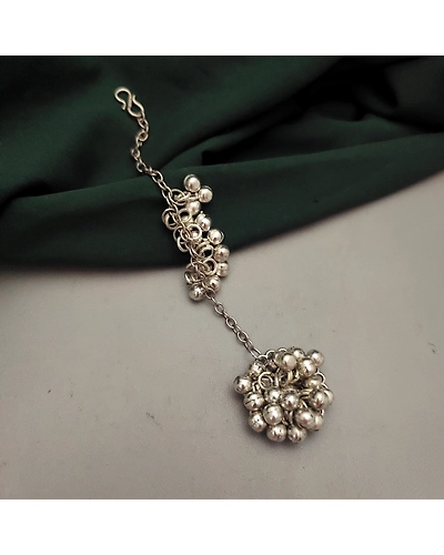 ANIKA Oxidised Ghungroo Mangtika-1