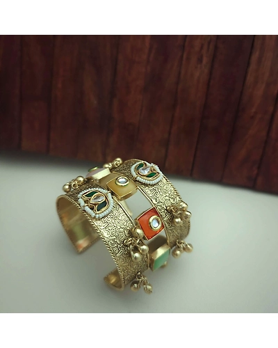 ZIANA Semi Precious Stones Adjustable Bracelet-1