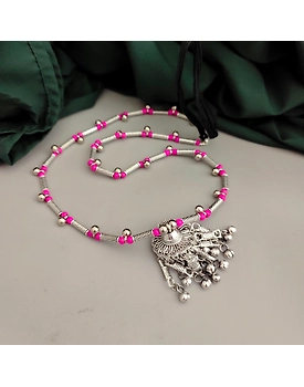 SONIA long chain Afghan Necklace